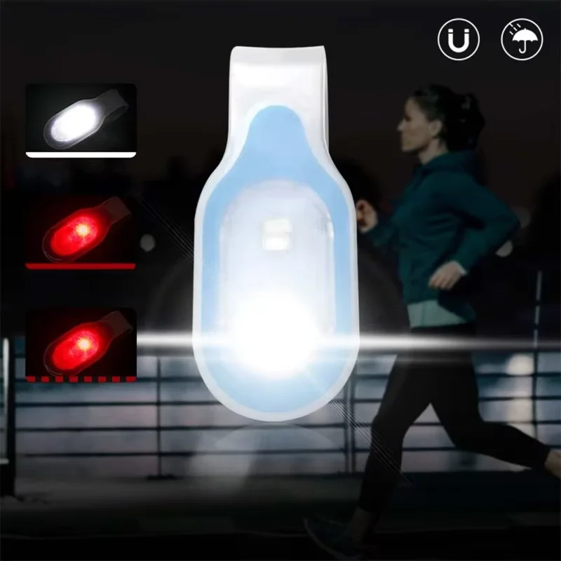 Hands -free LED baterka so silným magnetickým klipom a kľúčom - bezpečnostné nočné svetlo na ošetrovateľstvo, chôdzu, beh, núdzové situácie