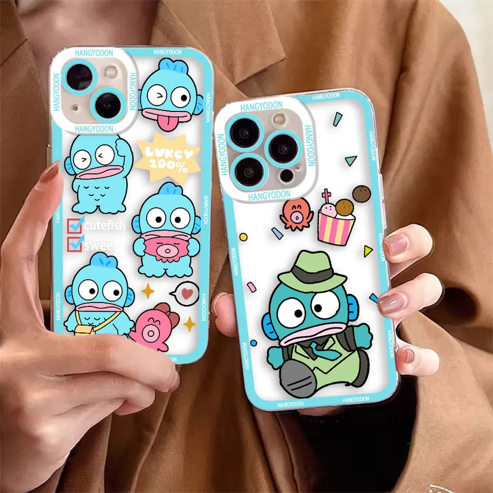 Hangyodon kawaii kryt anjelské oči telefónu pre puzdro pre Xiaomi POCO x5 x4 x3 nfc gt m4 m3 11 11t pro lite ne 4g 5g prípadové fonda shell