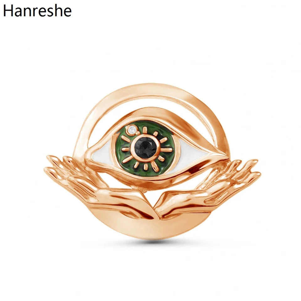 Hanreshe Medical oftalmology Eye Pins Emael klopa batoh brošňa odznak medicíny šperky pre oftalmológa lekára sestry