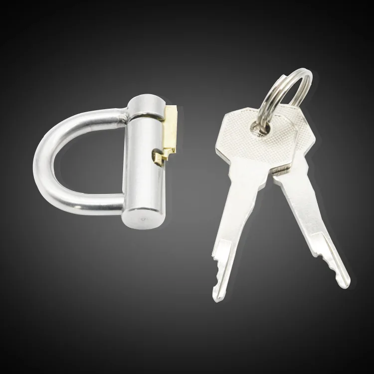 Happygo, D-Ring PA Lock Glans Piercing Male Chastity Zariadenie Penis postroje zdržanlivé vodítka klietka, PA punkcie, A294