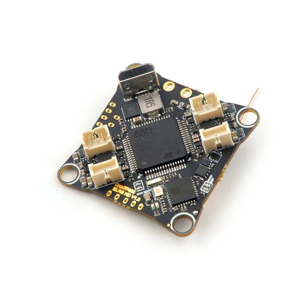 HappyModel CrazyF405HD ELRS 1-2S AIO FC Vstavané UART ELRS RX 12A BLS ESC For MOBULA8 Digital HD TinyWhop Cinewhop Cinewhop špáradle