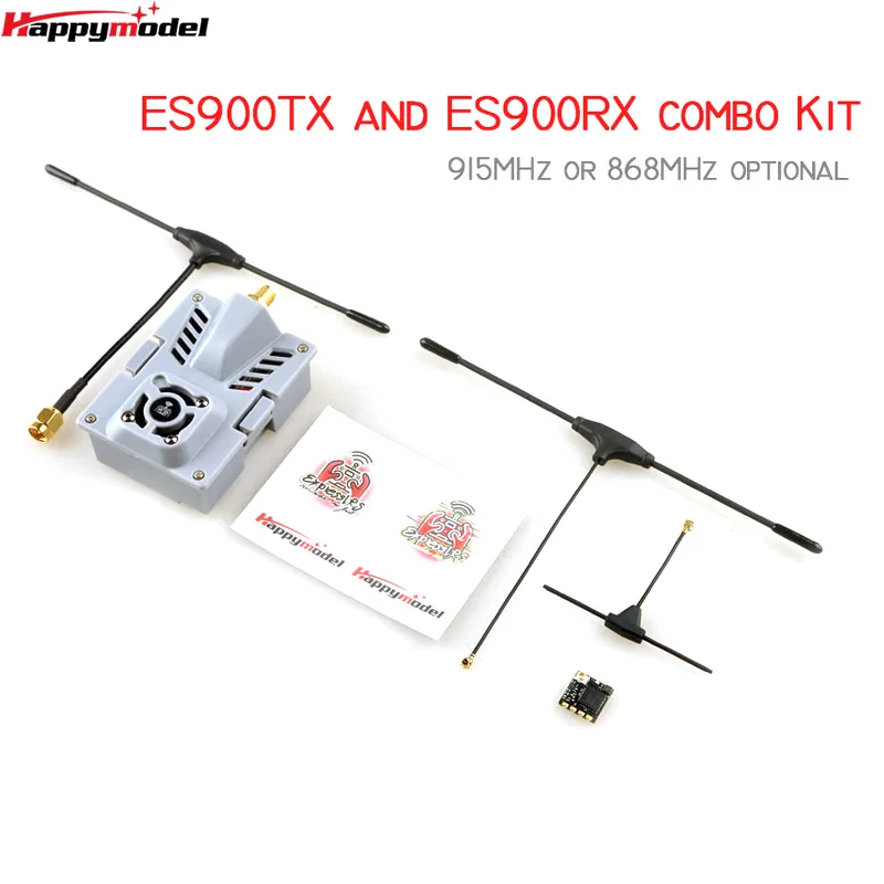 HappyModel ELRS Micro ES900RX （Prijímač） ES900TX （Modul） Kombinácia firmvéru 915MHz ExpressLRS pre RC FPV Long Range Racing Drones