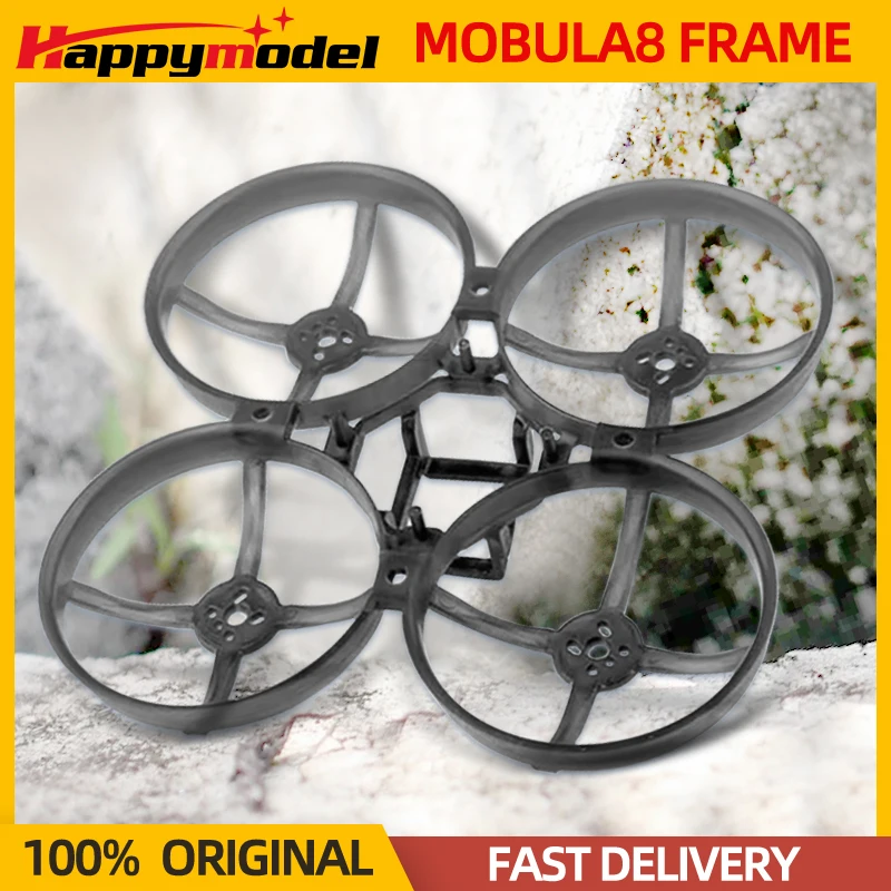 HappyModel Mobula8 85 mm FPV Dron Frame Kit Mobula 8 pre Micro RC FPV Whoop Quadcopter Drone 1-2S TinyWhop Model nový originálny