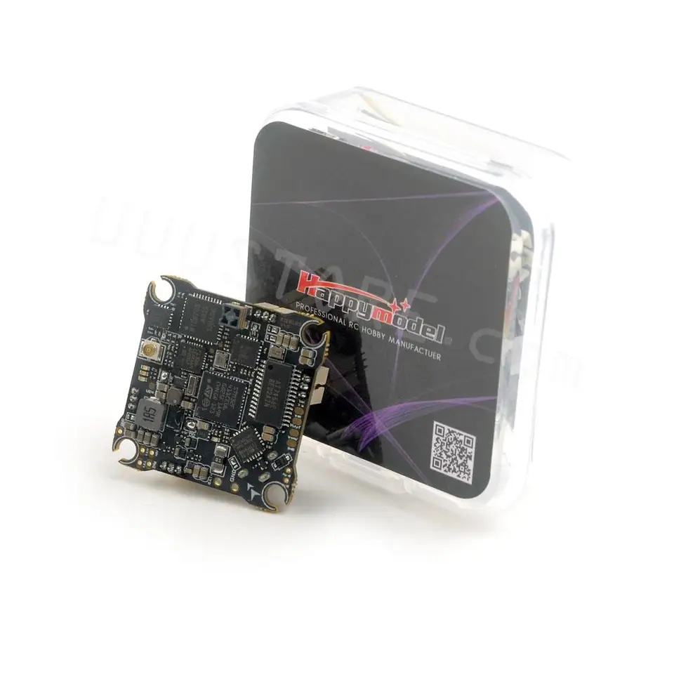 HappyModel X12 AIO 5in1 1-2S letový ovládač vstavaný Blhelis 12a ESC OpenVTX 400MW pre FPV TinyWhop špáradlo dron