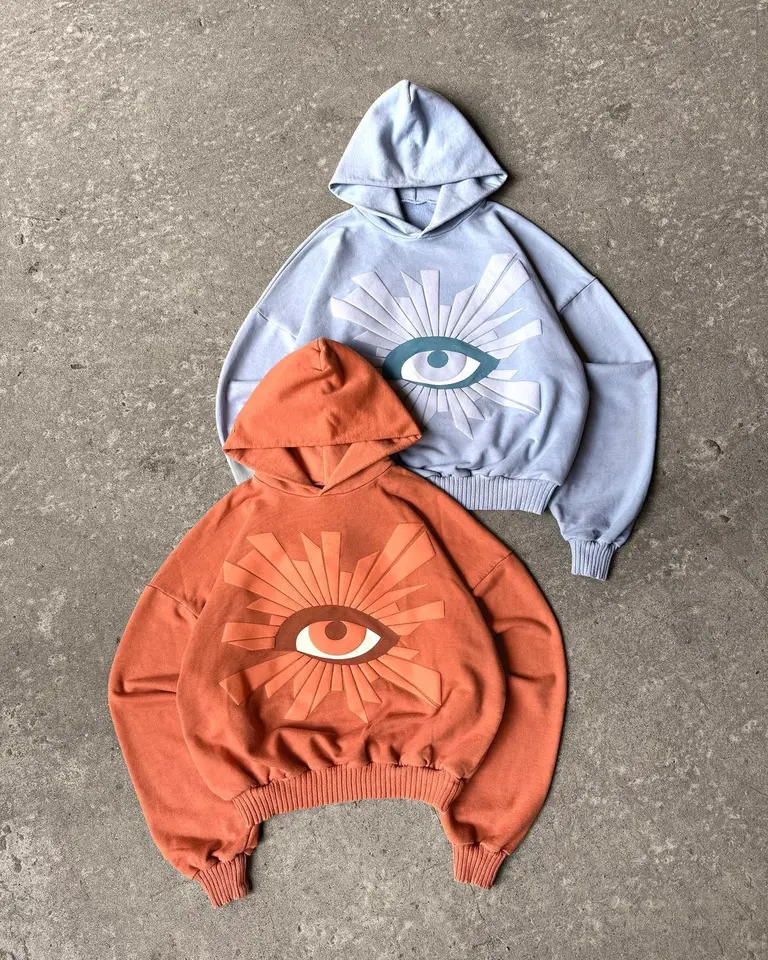 Harajuku Hip Hop New Y2K Nadmerná vyšívaná vzorka Topy mikiny mikiny Ženy Goth Punk Muži a ženy mikiny streetwear