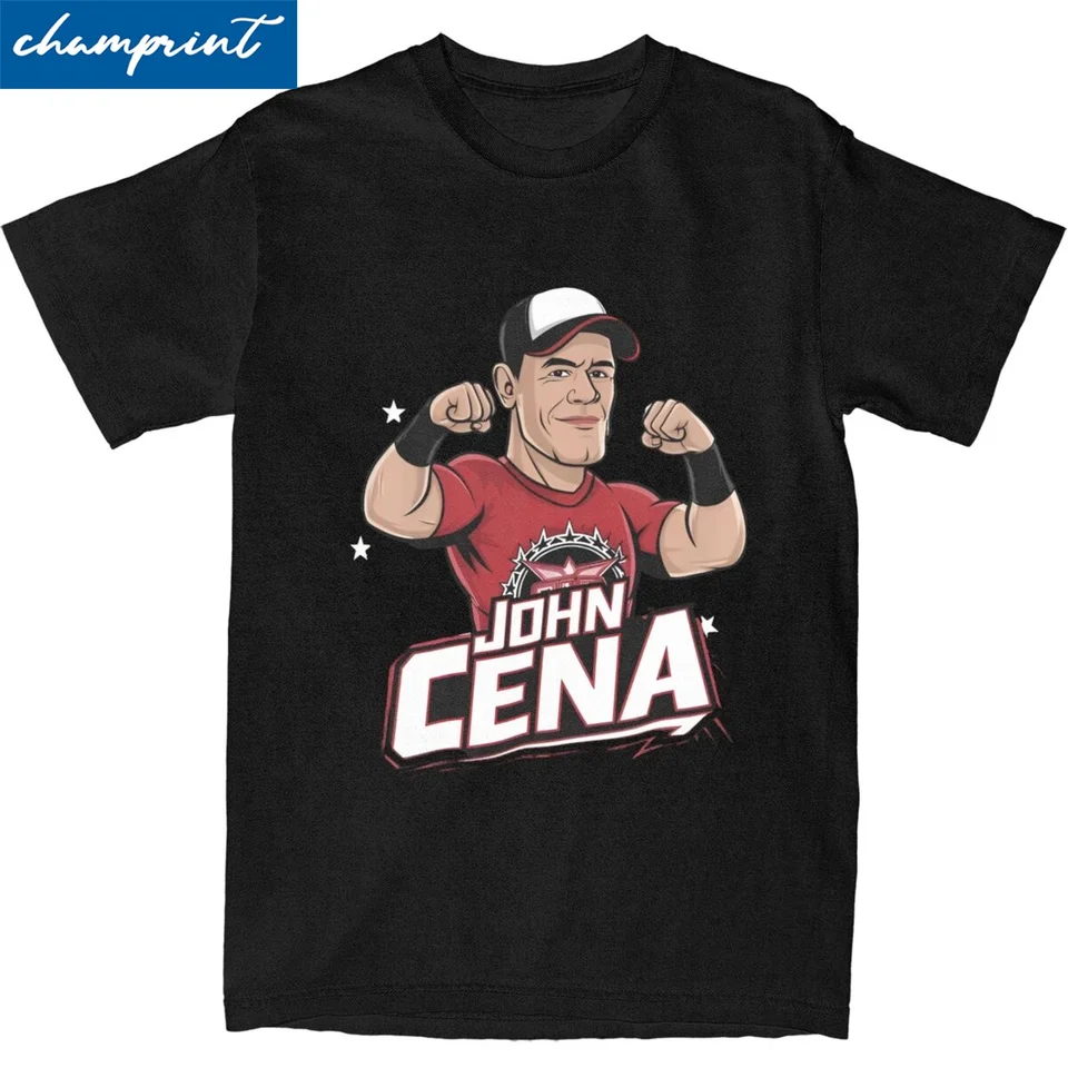 Harajuku John Cena Sports T tričko muži posádka s krátkym rukávom, rozlúčka Tour Tour Cotton Top Tee