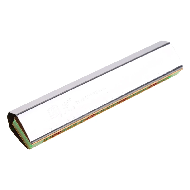 Harmonica C pre kľúčové 24-jamkové zvýraznené C ústa harmoniky orgánov, harmonika pre kľúč C pre profesionálov a STU
