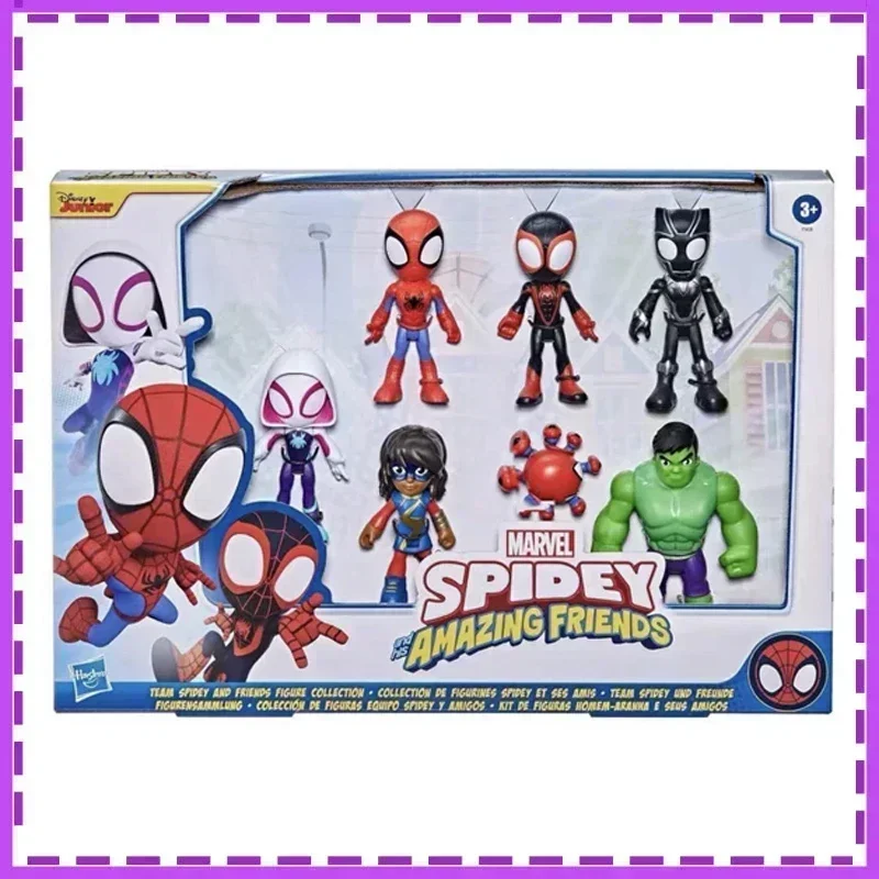 Hasbro Anime Marvel Spidey a jeho úžasní priatelia pani Marvel Hulk Darče