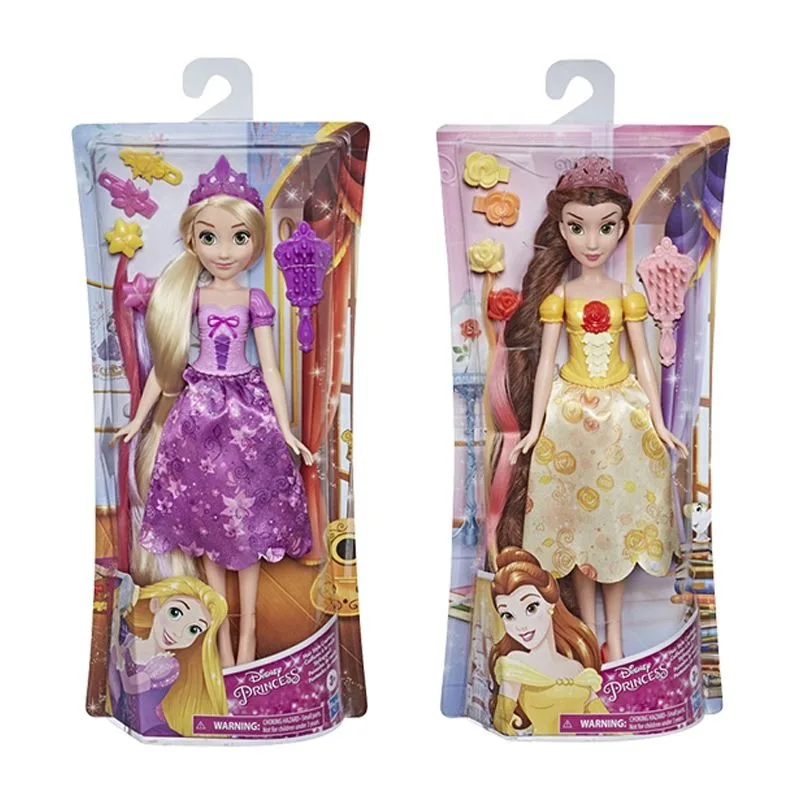Hasbro Disney princezná postava Belle Rapunzel Tangled Salon Doll Series Deti predstieranie hračky