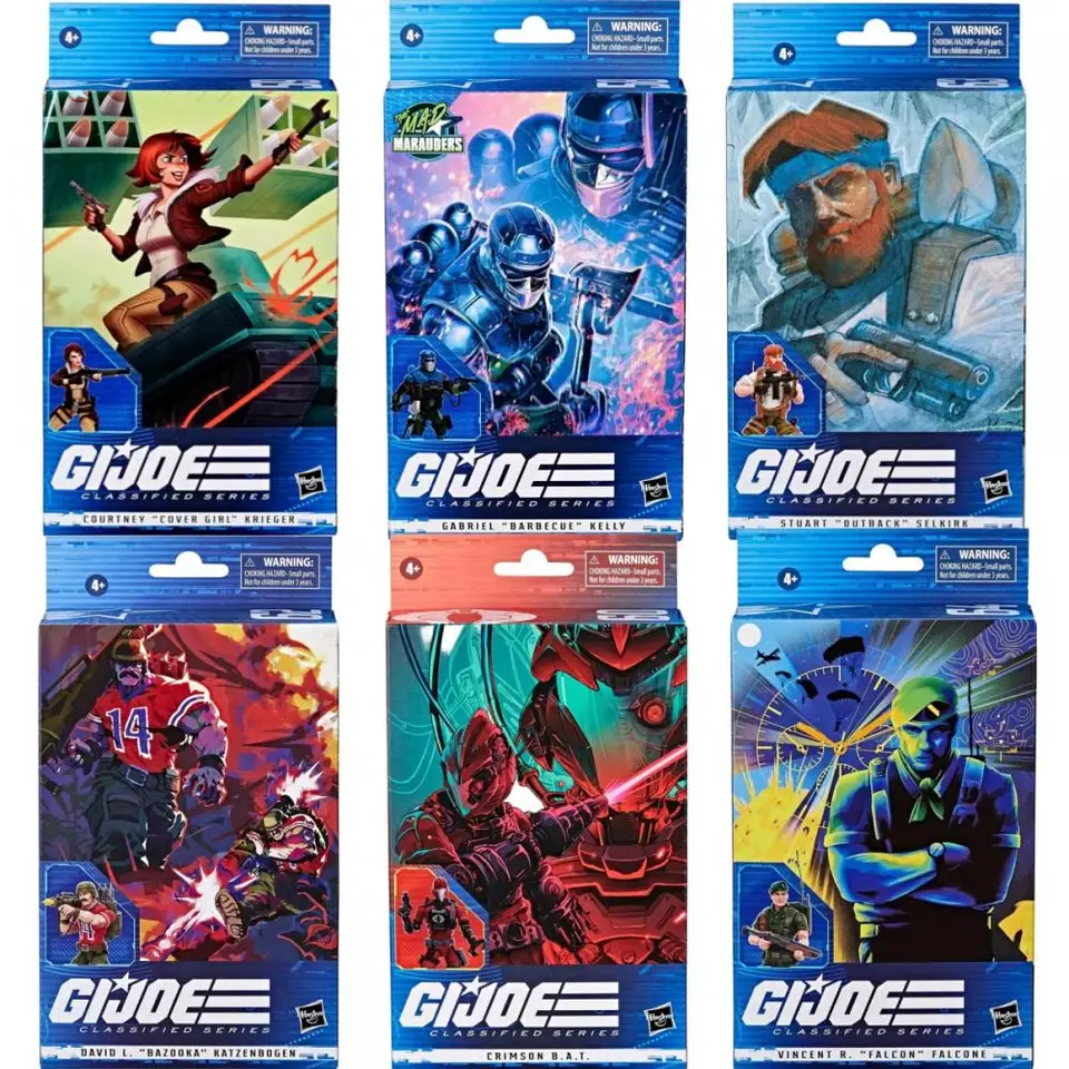 Hasbro Gi Joe Classified Series Akčná figúrka Zberateľná prémiová hračka 6-palcová s viacerými príslušenstvami vlastný balíček Art Darček
