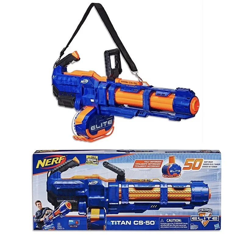 Hasbro Heat Nerf Elite Titan Titan CS-50 Titan Gatling Electric Launcher Hand Model Disk