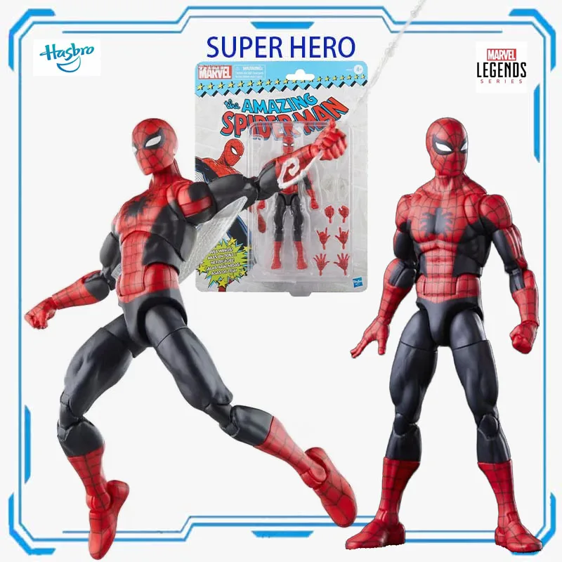 Hasbro Original Marvel Legends retro baliace série Amazing Spider-Men Anime Figing Model Hračky modely darček pre chlapcov 1/12