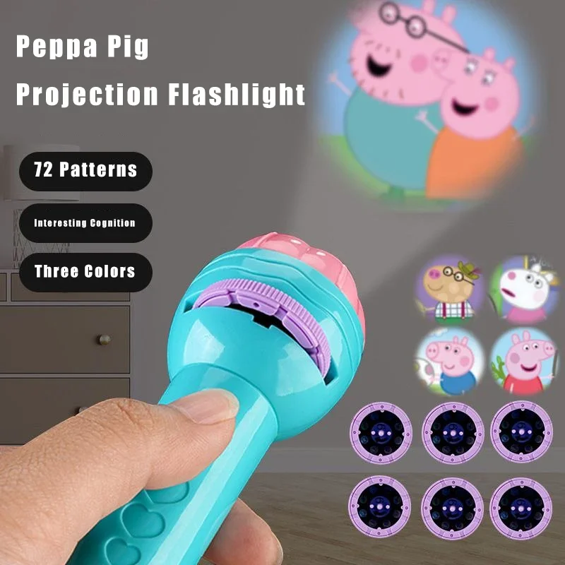 Hasbro Peppa ošípané deti pre projekciu hračiek Animácia rodičov Rodič rodičov interakcia Svetlá baterka vianočné narodeniny Halloween