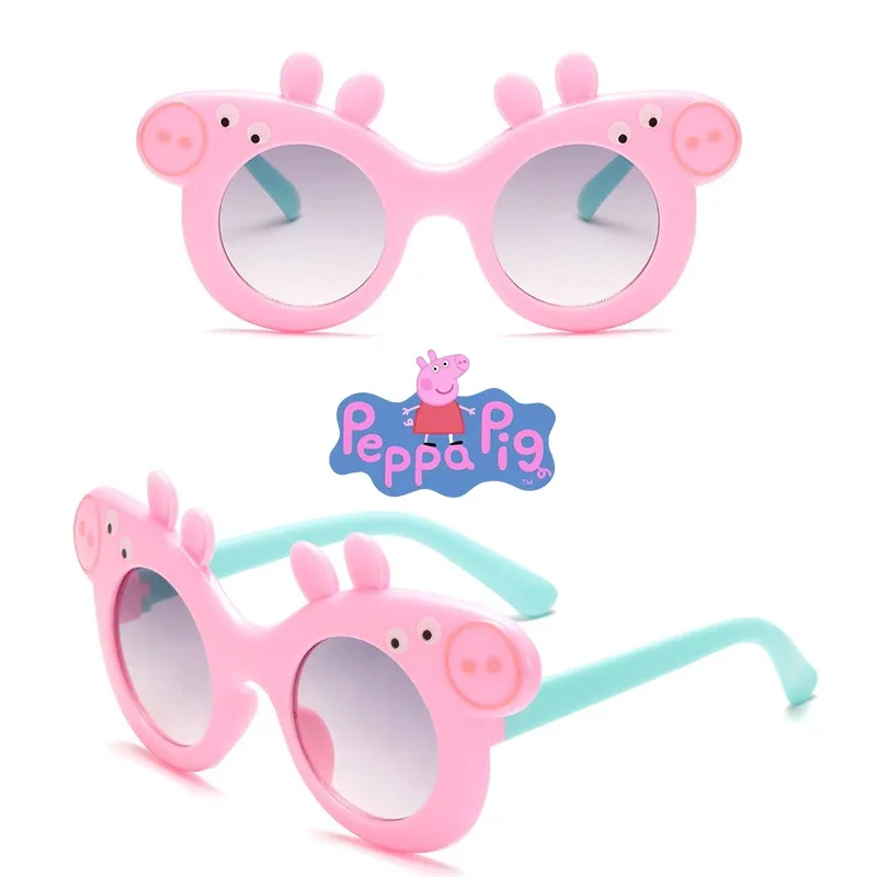 Hasbro Peppa ošípané detské slnečné okuliare Karikatúra George Detské slnečné okuliare Anti-UV Slnečné okuliare Photo