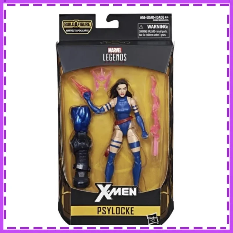Hasbro Psylocke X-Men Marvel Legends PVC Original Anime Action Figure Model hračky 6 palcov vianočné darčeky