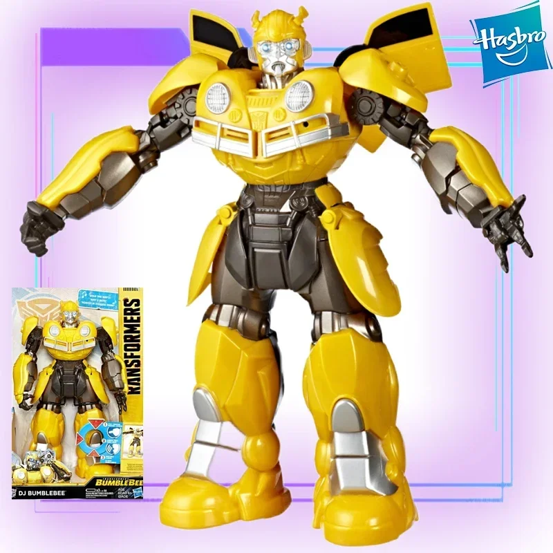 Hasbro Transformers Bumblebee Model Electric Music Dancing Anime Hero Action Figure Hračky pre deti narodeniny vianočný darček