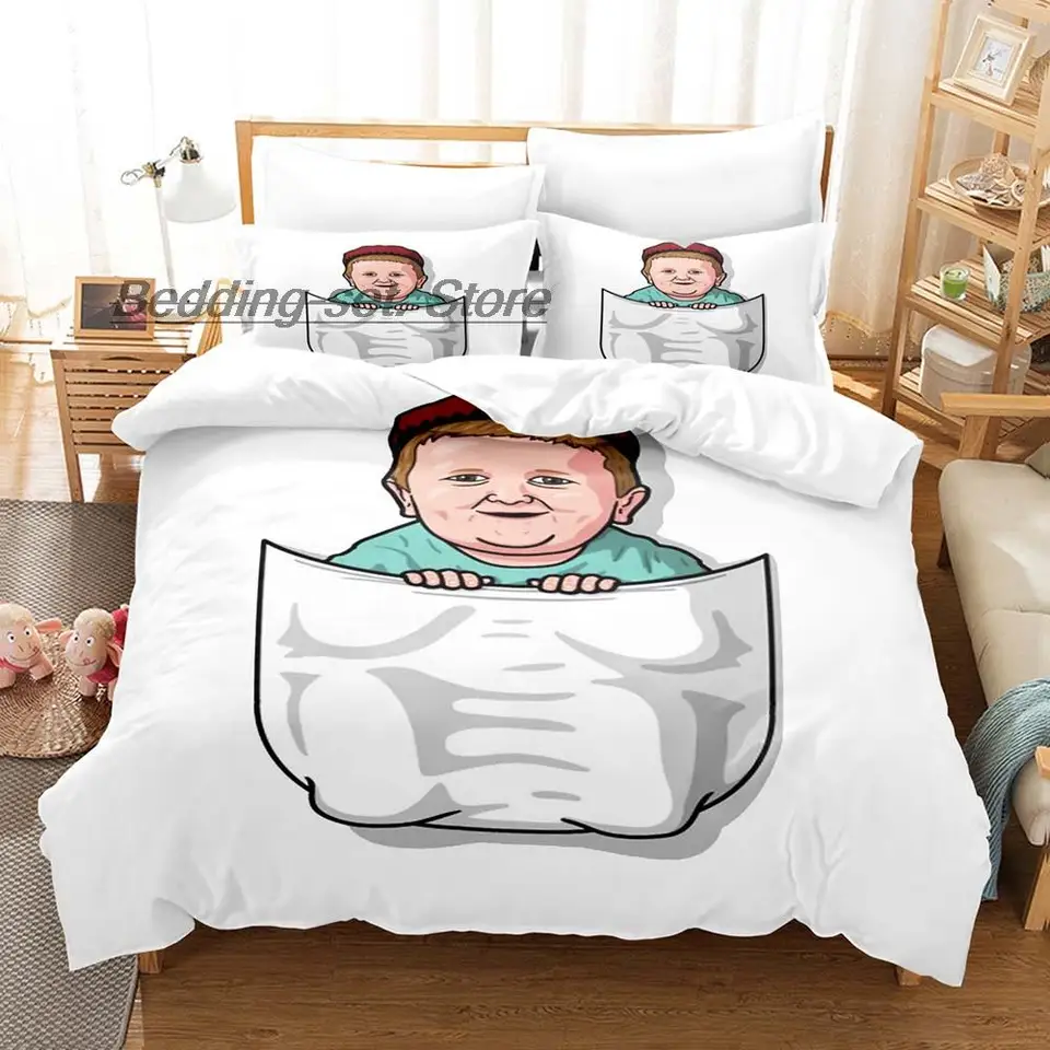Hasbulla Magomedov Fighting Meme Bedding Set Single Twin Full Queen King Veľkosť postele sada teenager spálňa Duvetcover Sets