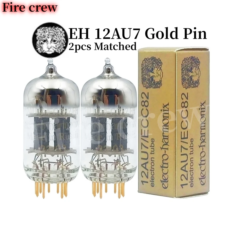 Hasiči Eh Gold Pin 12AU7 ECC82 Vákuová trubica Vymeňte ECC802 E82CC CV4003 B749 6189 HIFI Audio Valve Elektronový trubicový zosilňovač