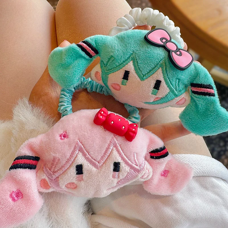 Hatsune miku doplnky vlasové pásy roztomilé vlasy lano Miku čelenka kúpele umývanie tváre Yoga Hairbands