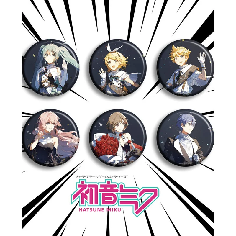 Hatsune Miku vokaloid anime figúrka Bradge Kagamine Rin Piapro Postavy Anime brošne odznak vokalidové obvodové doplnky nové