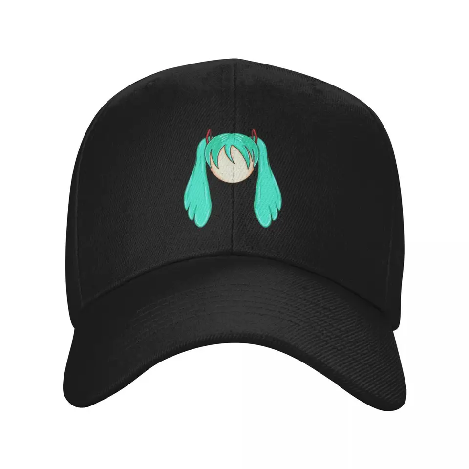Hatsune Miku vokaloid kawaii ikona baseballová čiapka zábavné klobúky klobúk luxusná značka loptové čiapky klobúky pre ženy pánske