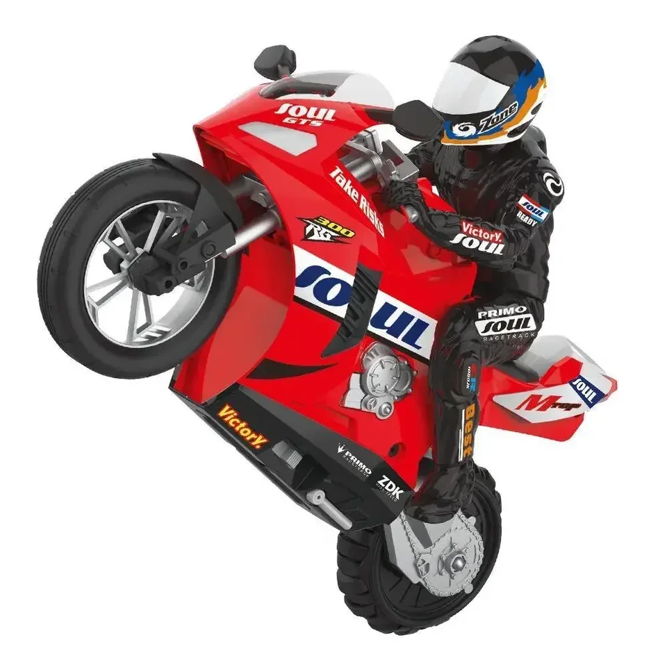 HC-802 RC Motocyklové vyváženie 6 os gyroskopu pretekársky motocykel Plastic RTR High Speed ​​20 km/h 360 stupňov Drift