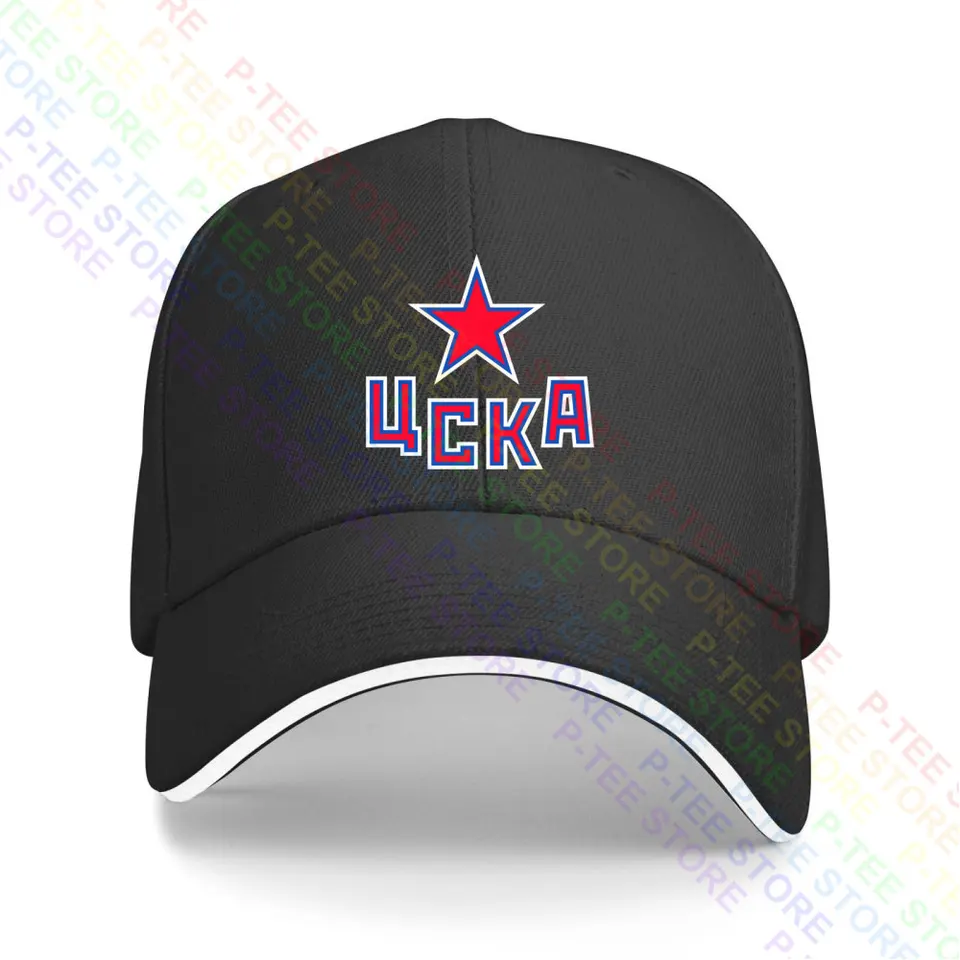 HC CSKA Moskva KHL Russian, Mokba, Red Army, Dynamo, Kontinental Baseball Cap Snapback Caps Pletated Bucket Hat