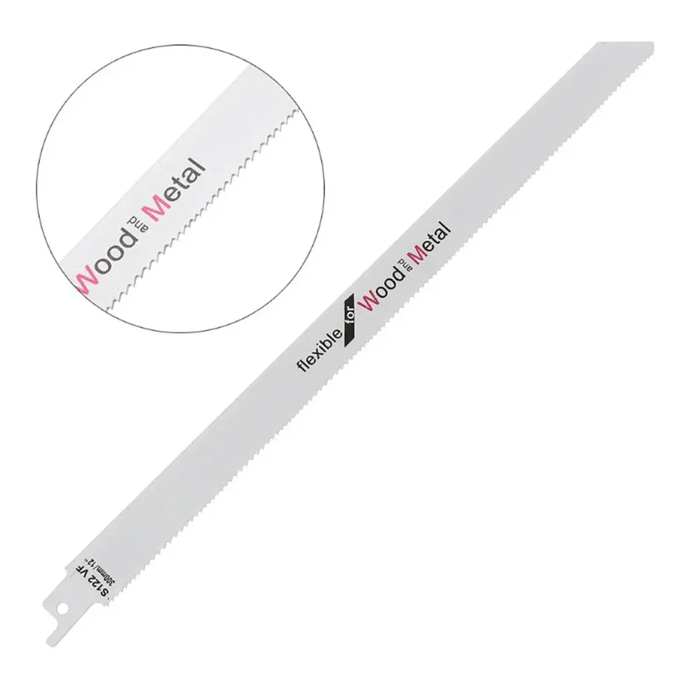 HCS S122VF 300 mm 11,8 palca recipročná píla Blade Efektívne flexibilné drevené kovové prerezávanie píly pre drevené kovové rezanie dreva