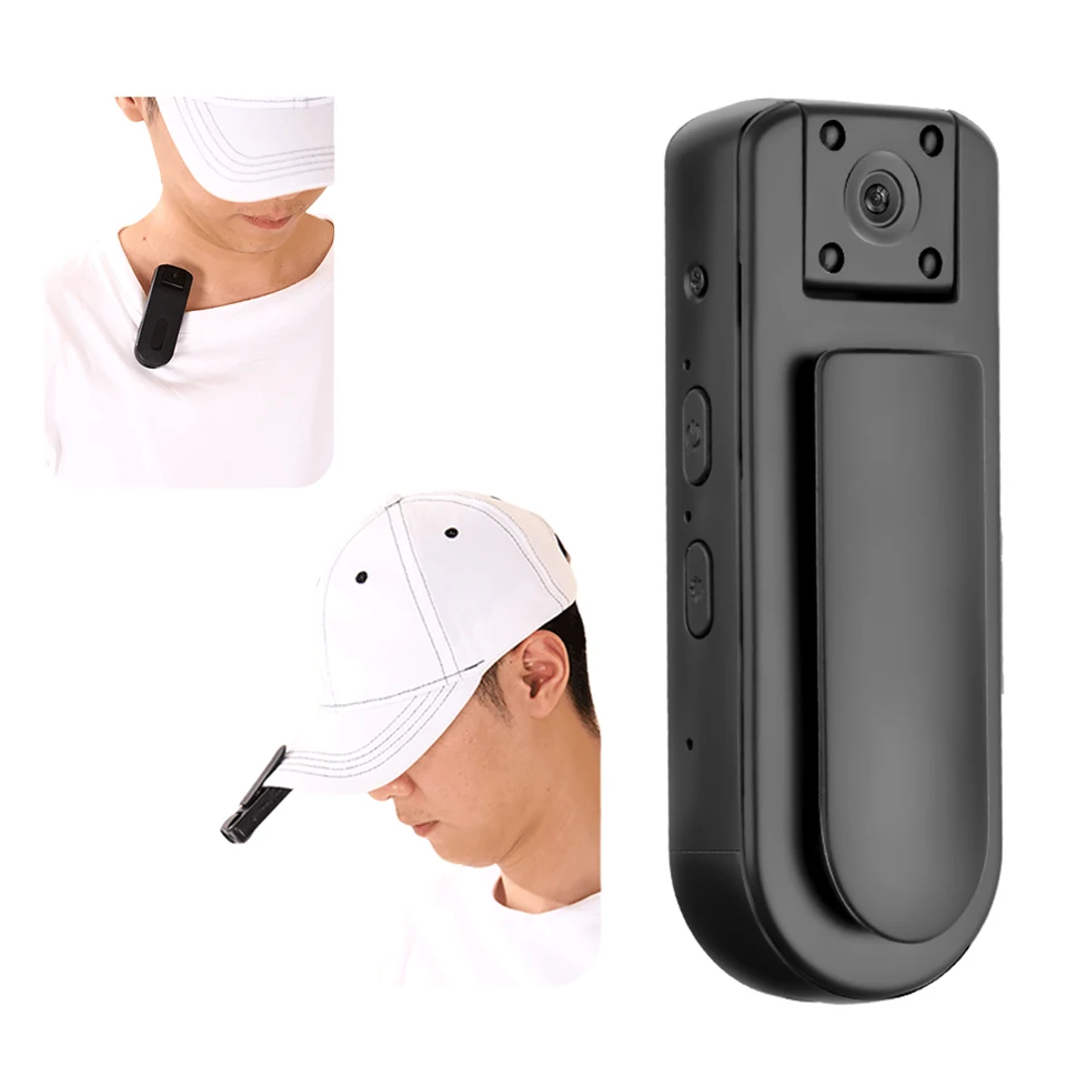 HD 1080p Mini Body Camera 180 ° Rotabovateľná šošovka Wifi Sport Bike Outdoor Video Recorder Prenosná malá osobná kamkordér