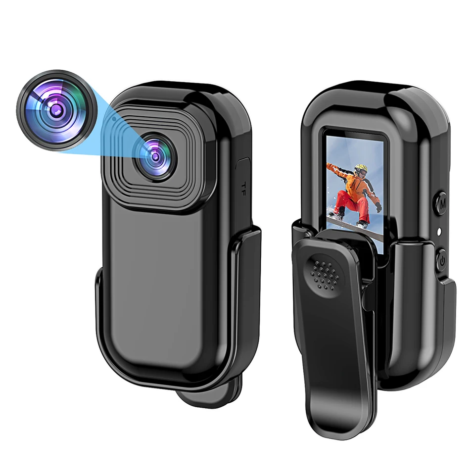 HD 1080p Mini Camera Circle Nahrávanie zadného klipu Video nahrávanie vreckovej kamery WiFi ručný cyklistický rekordér VCR