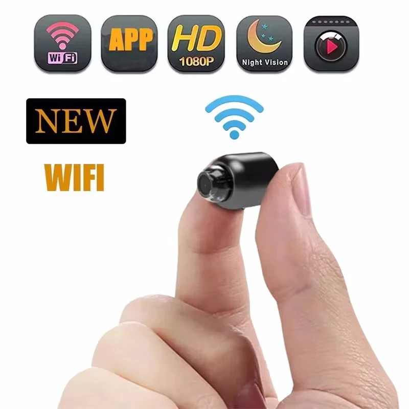 HD 1080p Mini fotoaparát bezdrôtový wifi baby monitor interiérová bezpečnosť Sledovanie nočného videnia Nočné videnie kamery IP kamera