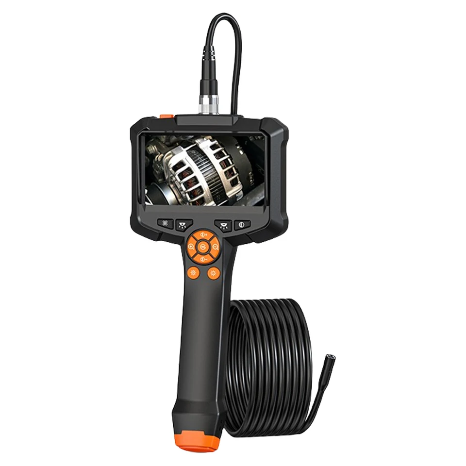 HD 1080p Priemyselný endoskop Camera 4,3 palca IPS Screen Inspection Inspection Borescope IP67 nepremokavá 2000 mAh pre kanalizáciu rúrky