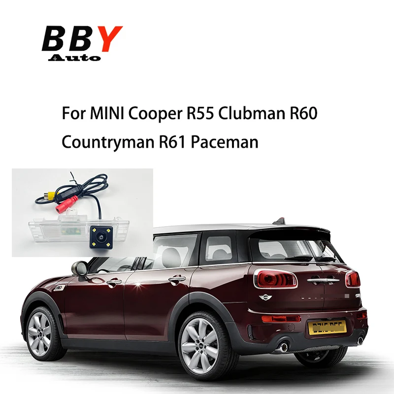 HD 1280*720 FISHEYE Zadný výhľad kamery pre Mini Cooper R55 Clubman R60 Countryman R61 Pace Car Vozidlo Reverzné parkovacie príslušenstvo