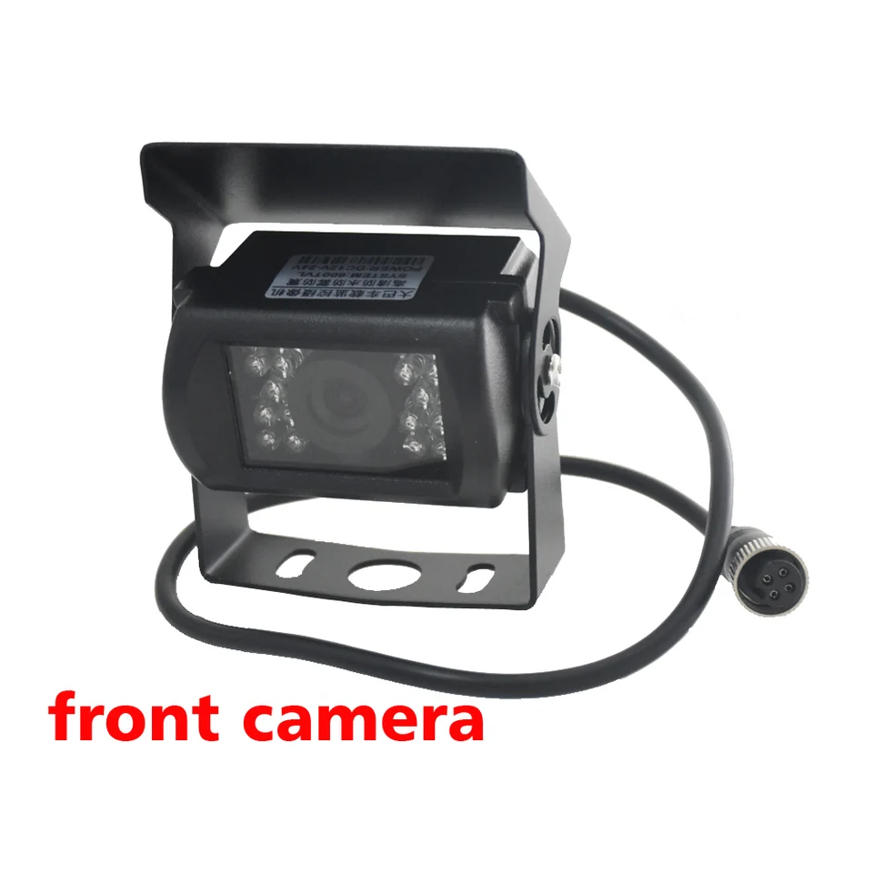 HD CCD 120 stupňov IR NightVision 4pin Parking Parking predná kamera CMOS autobus nákladný automobil bez parkovacej linky