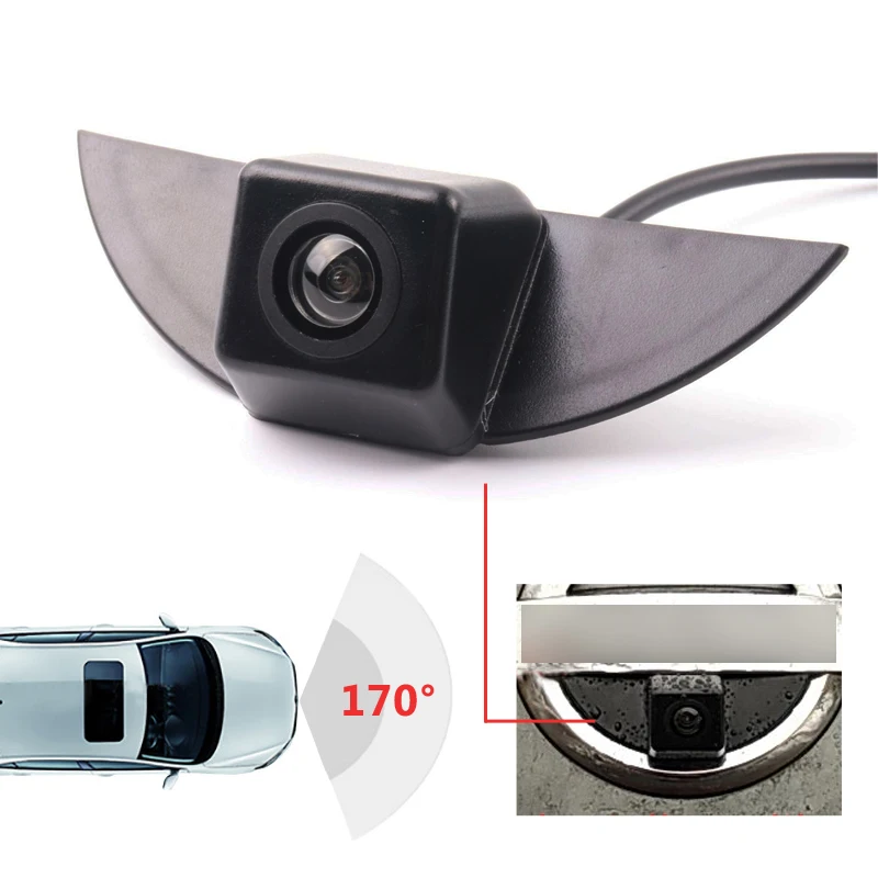 HD CCD Car Front View Camera pre Nissan X-Trail T32 Tiida Qashqai J11 Teana Sunny Livina Fairlady bez parkovacej linky