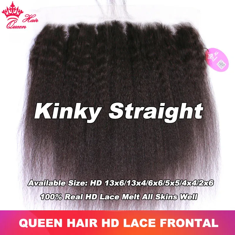 HD Lace Kinky Straight Frontal 13x4 13x6 6x6 5x5 4x4 2x6 ZATVORENIE VIRNE VLASKY