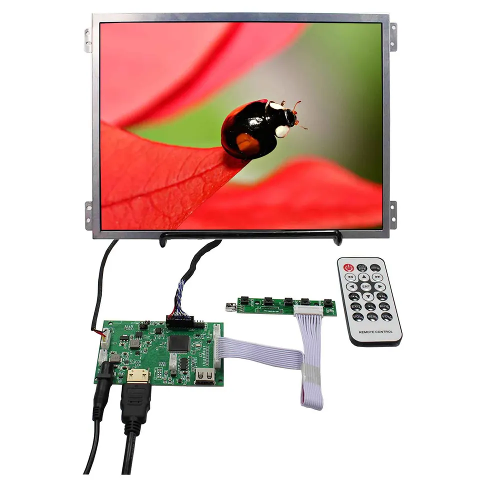 HD MI USB LCD Controller Board 10.4 vo VS104T 004A 1024X768 IPS LCD 600NIT