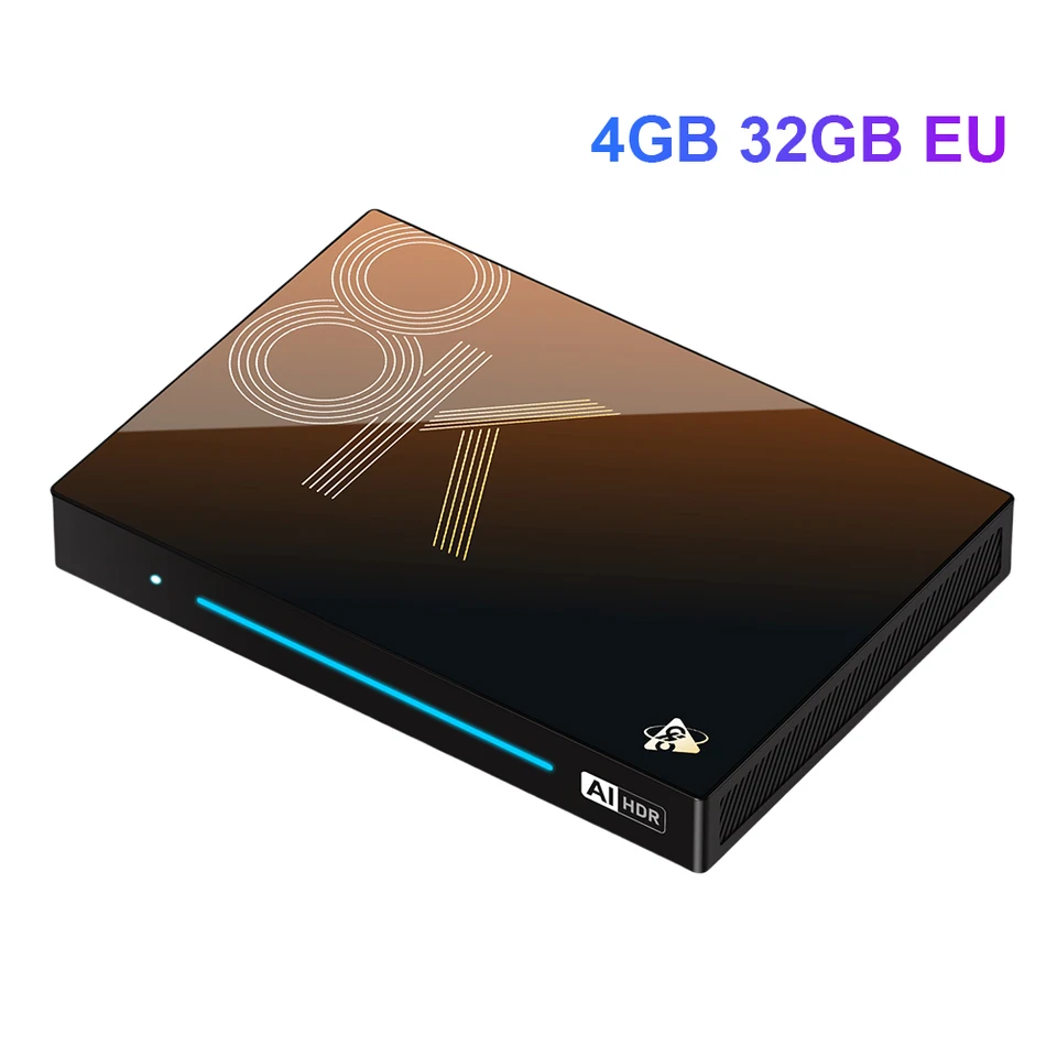 HD Player Media Android 14.0 WiFi 6 BT 5,4 OCTA-Core 4/8 GB RAM 32/128GB ROM Video Set TON TV Box 8k 1000M LAN USB 3.0 AV1 H.265