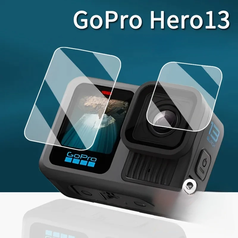 HD Temperované sklenené šošovky Chránič obrazovky pre GoPro Hero 13 Black Camera Objektív Ochranné filmové sklo pre HERO13 BLACK