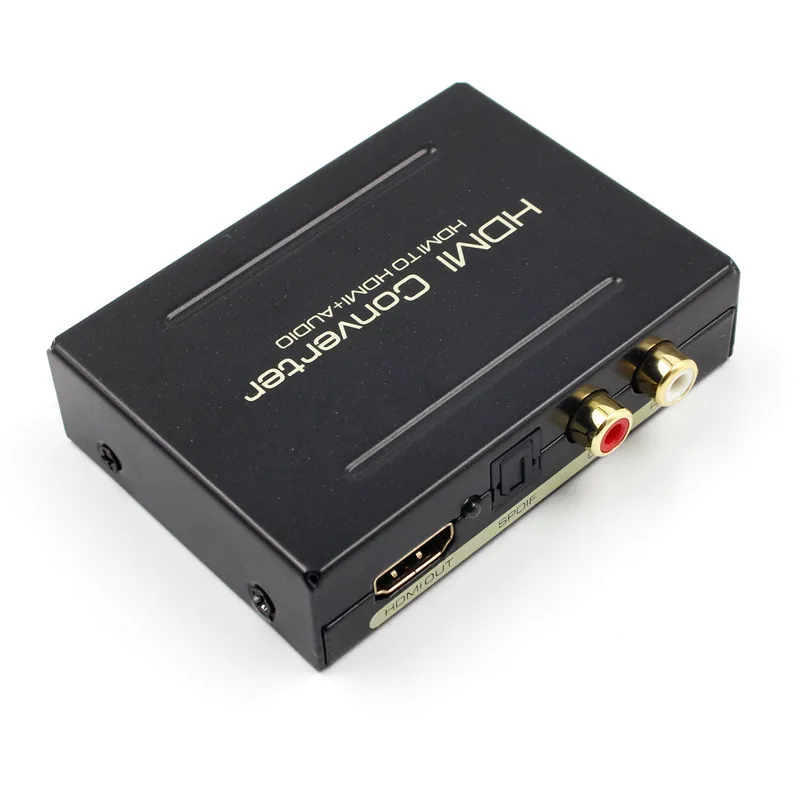 HDMI Audio Signal Extraktor Splitter do spdif optického RCA stereo L/r analógový prevodník zvukového oddelenia