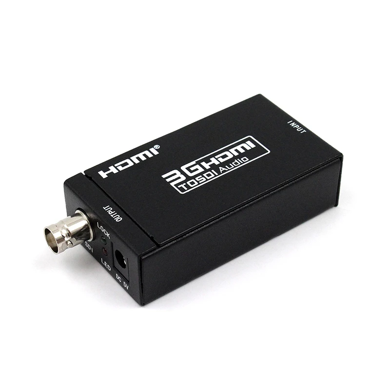 HDMI-kompatibilný pre SDI Converter SD-SDI HD-SDI 3G-SDI Audio video adaptér, podpora 1080p 1080i pre monitorovanie domáceho divadla kamery