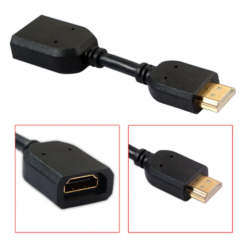 HDMI Vysoké rozlíšenie predlžovacieho kábla Muž na ženskú HDMI 4K 2.0 Verzia HDMI kábel HDMI Adaptér pre počítačovú televíziu
