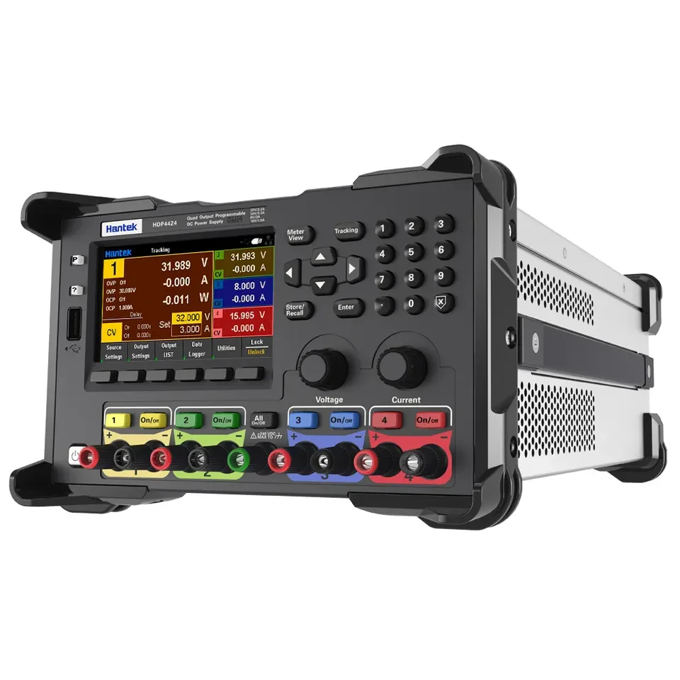 HDP4424B Programovateľné lineárne DC regulované napájacie napájanie so 4,3-palcovým farebným displejom