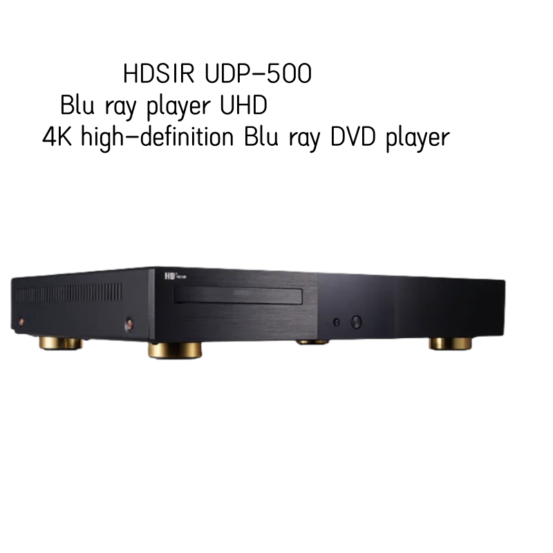 HDSIR UDP-500 Blu Ray Player Uhd 4K High-Definition Blu Ray DVD Player Dolby Vision Panoramatic Sound