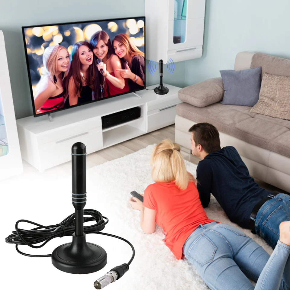 HDTV anténa DVB-T DVB-T2 DAB Digital Digitálna prijímacia anténa Plug a hrajte vnútorné outdoor Digital HD Freeview Aerial for Smart TV
