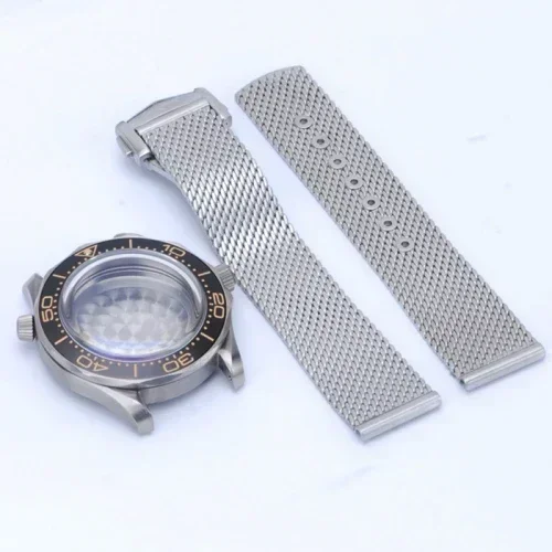 HEIMDALLR Watch Case Accessories for Omega Seamaster 007 Modifikované potápačské hodinky Titanium Puzdro vhodné pre pohyb NH35 NH36A