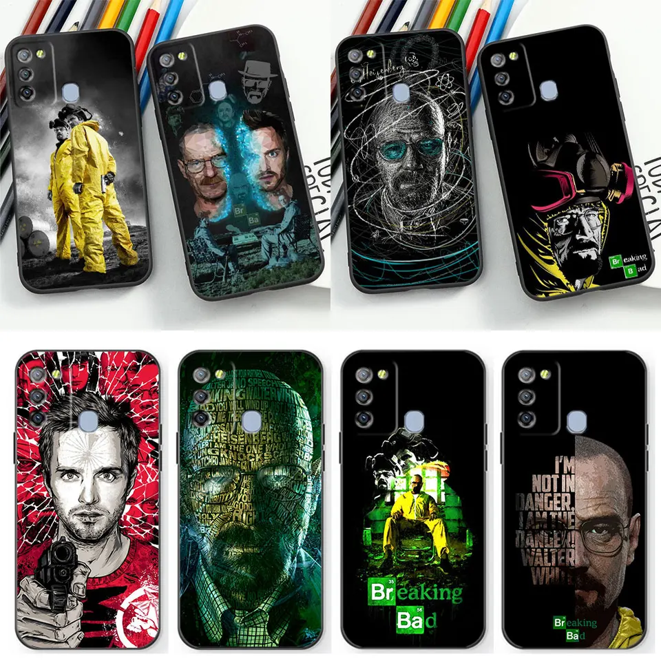 Heisenberg Breaking Bad Case pre Infinix Note Zero Tecno povA Camon 30 30i 12 12G96 11 10 11S VIP Play 20 5 4 2 19 16 Pro Cover