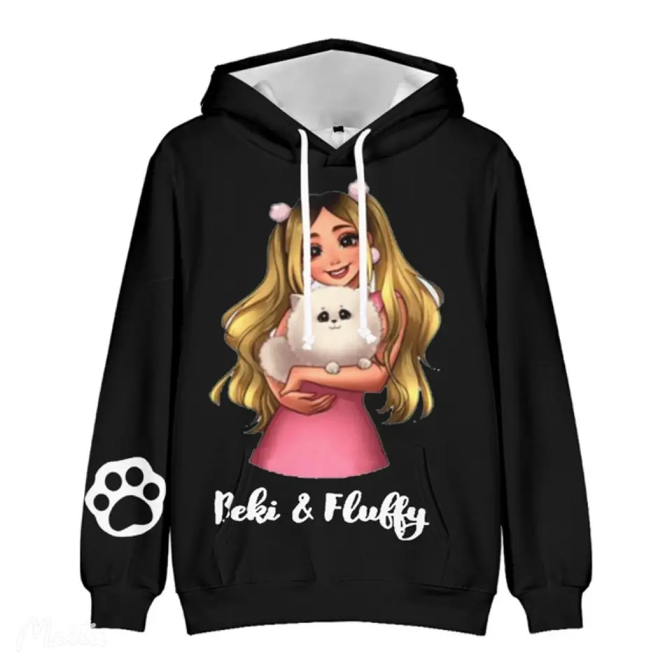 Heißer Rebekah Flügel Merchi Beki Flauschigen 3d Hoodie Lange Hülse Frauen Männer Hoodie Harajuku Streetwear Kinder Pullover Kawa