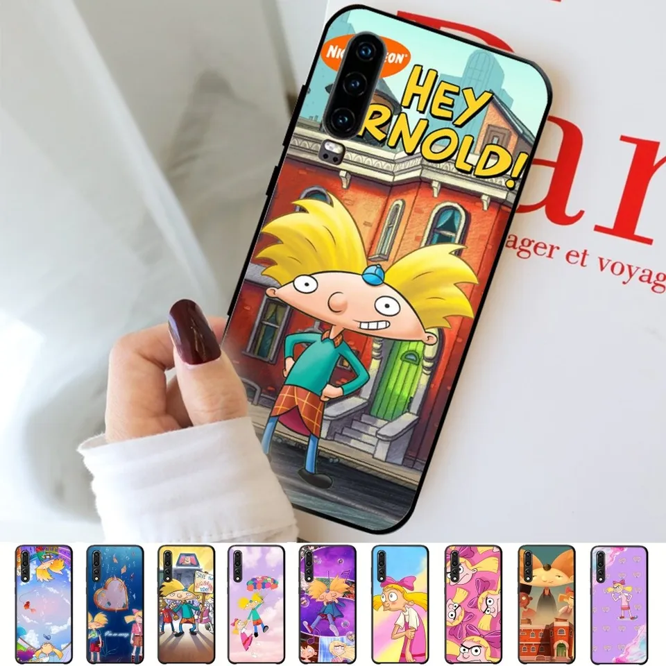 Hej Cartoon A-Arnold telefónny puzdro pre Huawei P 8 9 10 20 30 40 50 Pro Lite Psmart Honor 10 Lite 70 Mate 20Lite
