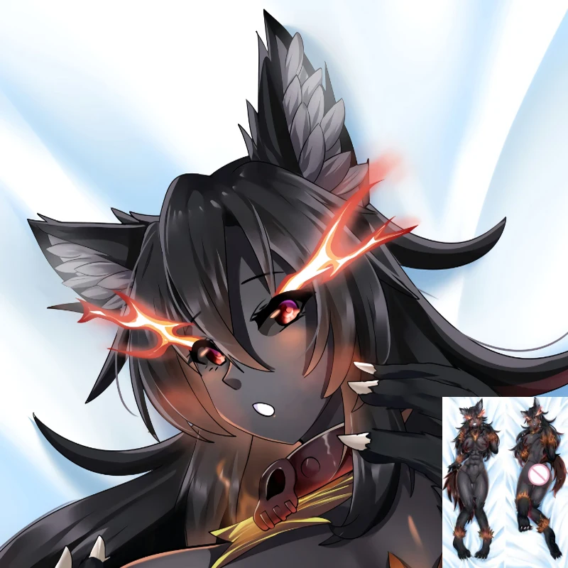 Hellhound (Monster Girl Encyclopedia) Anime Dakimakura vankúš